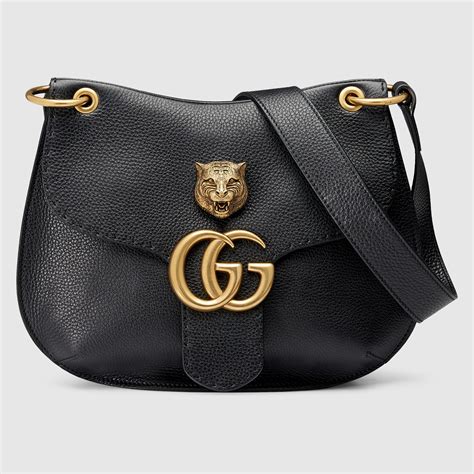 borsa classica gucci|gucci leather shoulder bag.